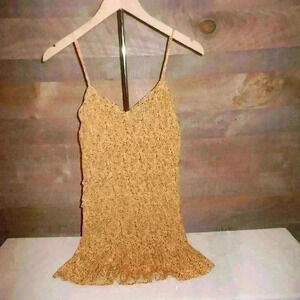 skylar + madison yellow and purple bodycon patterned dress - M